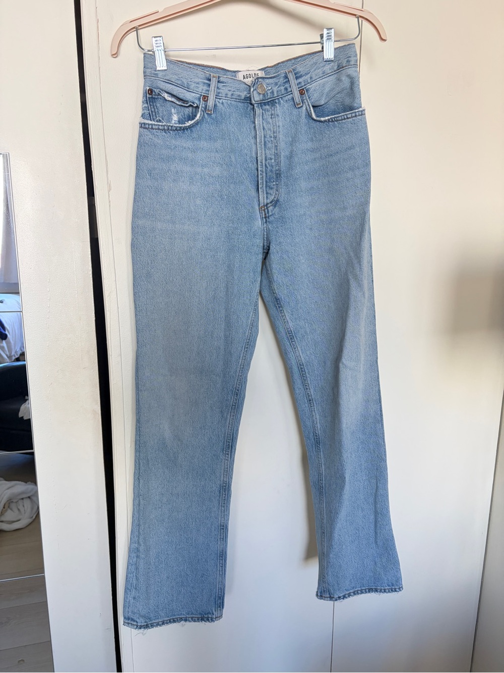 AGOLDE the Lana Light Blue  Jeans